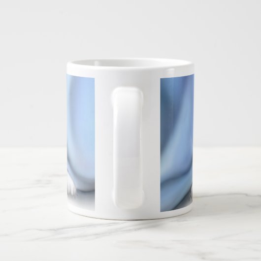 Peekaboo Tuxedo Kitten Specialty Mokken (Achterkant)