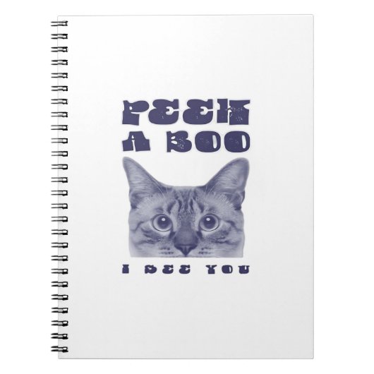 Peekaboo - Verrassing van Halloween Notitieboek (Voorkant)