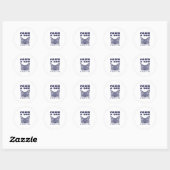 Peekaboo - Verrassing van Halloween Ronde Sticker (Vel)