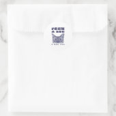 Peekaboo - Verrassing van Halloween Ronde Sticker (Tas)
