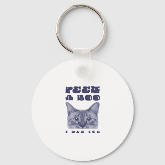 Peekaboo - Verrassing van Halloween Sleutelhanger (Voorkant)