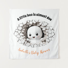 Peeking Boo Ghost Baby shower achtergrond wandtapi Wandkleed