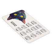 Peeking Cat Design 2025 Kalender Magnetische Kaart Magneet (Rechterzijde)