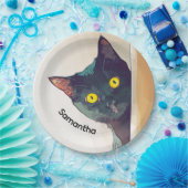 Peeking Cat Design Paper Bord (Feest)