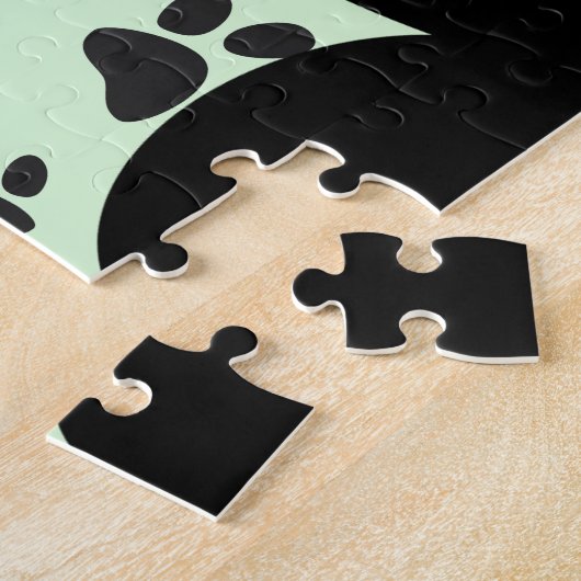 Peeking Cat Design Puzzle Legpuzzel (Zijkant)