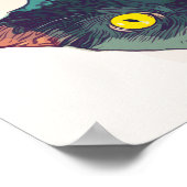 Peeking Cat Poster (Hoek)