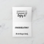 Peeking Cats Afstuderen Kaart (Binnen)