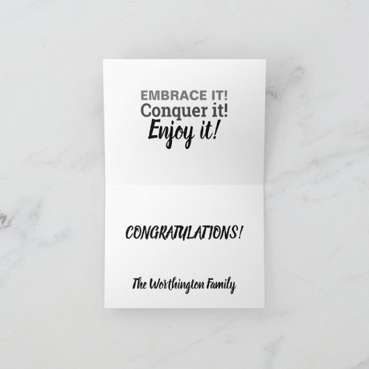 Peeking Cats Afstuderen Kaart (Binnen)