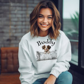 Peeking Dog Customisable Trui