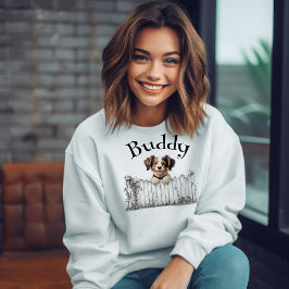 Peeking Dog Customisable Trui