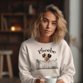 Peeking Dog Customisable Trui