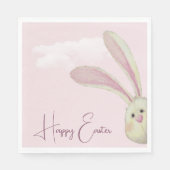 Peeking Easter Bunny Servet (Voorkant)