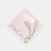 Peeking Easter Bunny Servet (Hoek)