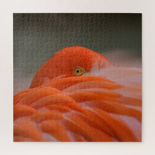 Peeking Flamingo Legpuzzel (Verticaal)