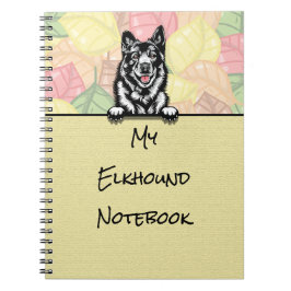 Peeking Leuk Noors Elkhound notitieboek