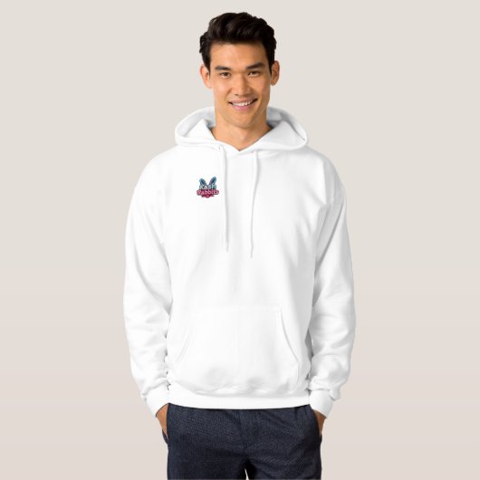 Peeking Neon Kash Rabbit Hoodie (Voorkant volledig)