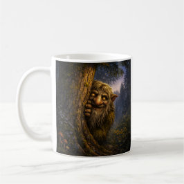 Peeking Norwegian Troll, Coffee Mug Koffiemok