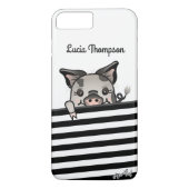 Peeking Piggy Case-Mate iPhone Case (Achterkant)