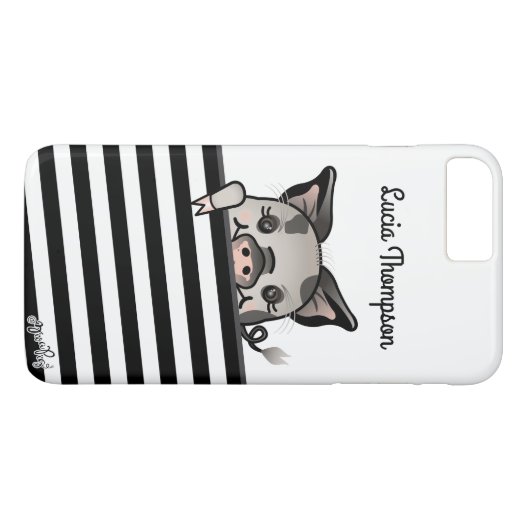 Peeking Piggy Case-Mate iPhone Case (Achterkant (Horizontaal))