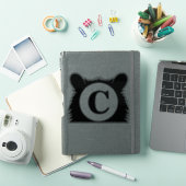 Peeking Raccoon Gepersonaliseerde Front Mailbox St Sticker (iPad Cover)