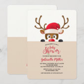 Peeking-rendier Kaart (Voorkant / Achterkant)