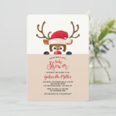 Peeking-rendier Kaart (Staand voorkant)