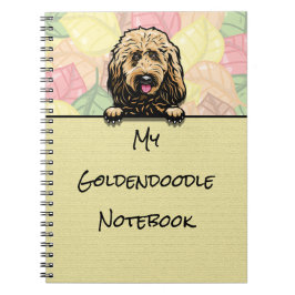 Peeking Schattig Goldendoodle notitieboek