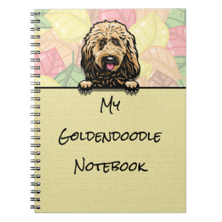 Peeking Schattig Goldendoodle notitieboek