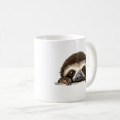 Peeking Sloth Koffiemok (Voorkant rechts)