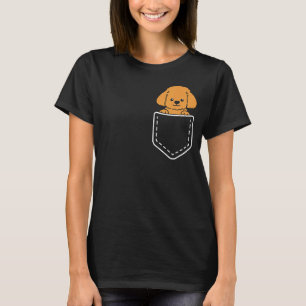 Peeking Speelgoed poedel binnenzak voor hondenbezi T-shirt