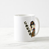 Peeking Ukiyo-e geisha - Konnichiwa! Koffiemok (Voorkant rechts)