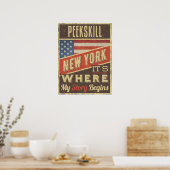 Peekskill New York Poster (Keuken)
