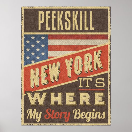 Peekskill New York Poster (Voorkant)