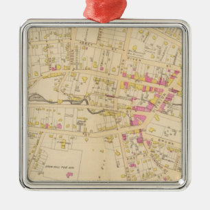 Peekskills, New York 3 Metalen Ornament