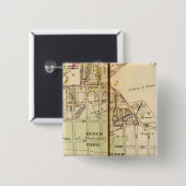 Peekskills, New York 4 Vierkante Button 5,1 Cm (Voorkant /achterkant)