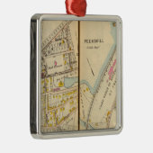 Peekskills, New York Metalen Ornament (Rechts)