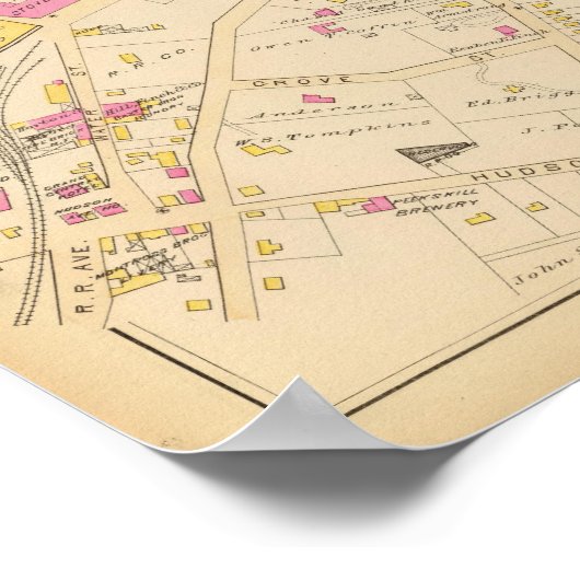 Peekskills, New York Poster (Hoek)