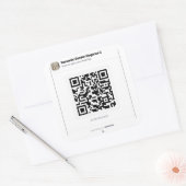 PeekTag QR Sticker Sjabloon (Envelop)