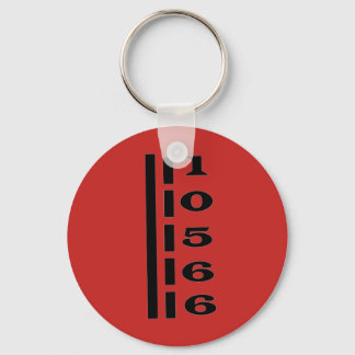 Peekvaardigheid, NY Zip Code Sleutelhanger