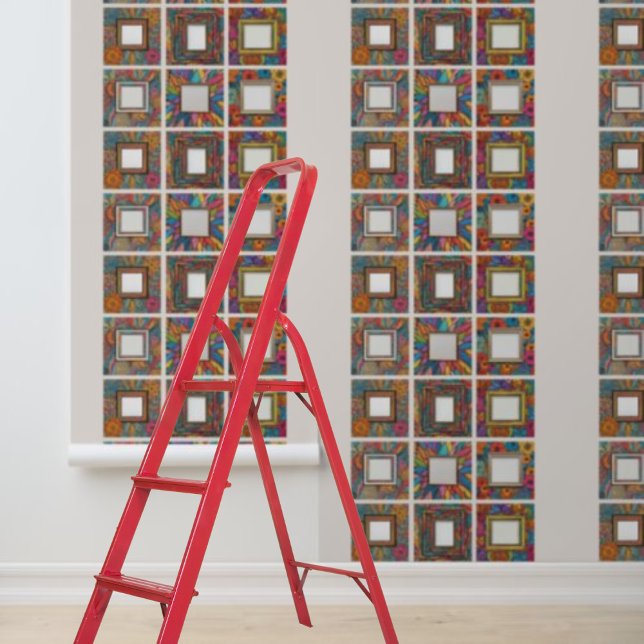 Peel and Stick bloemrijke vrienden familie foto ga Behang (Peel and Stick floral friends family photo gallery Wallpaper
)