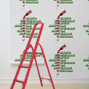 Peel and Stick Portugal Lissabon Porto wijnpatroon Behang