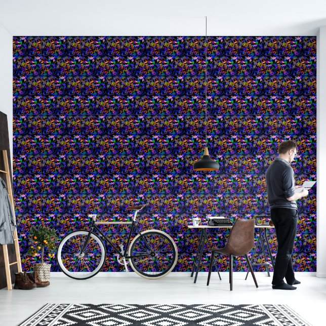 Peel and Stick Wallpaper 24 - Het is ingewikkeld Behang (Woonkamer)