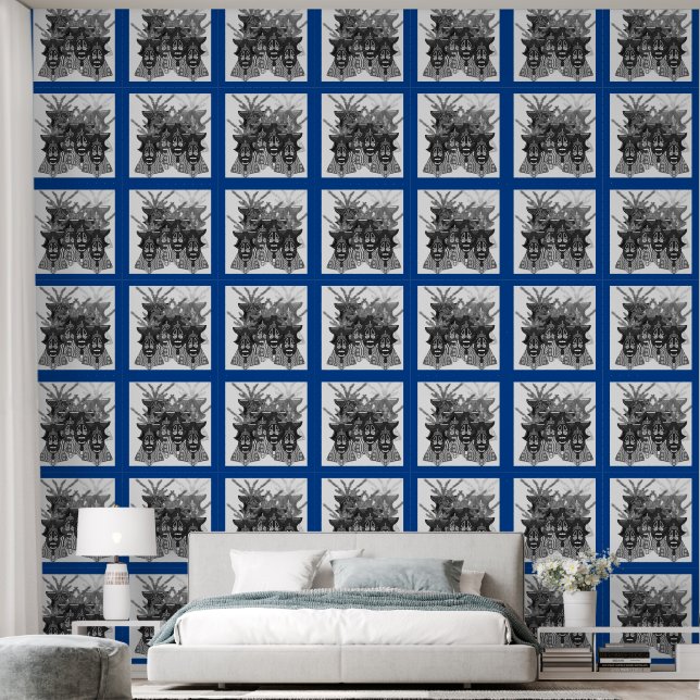 Peel and Stick Wallpaper 29 - Tribe Behang (Slaapkamer)