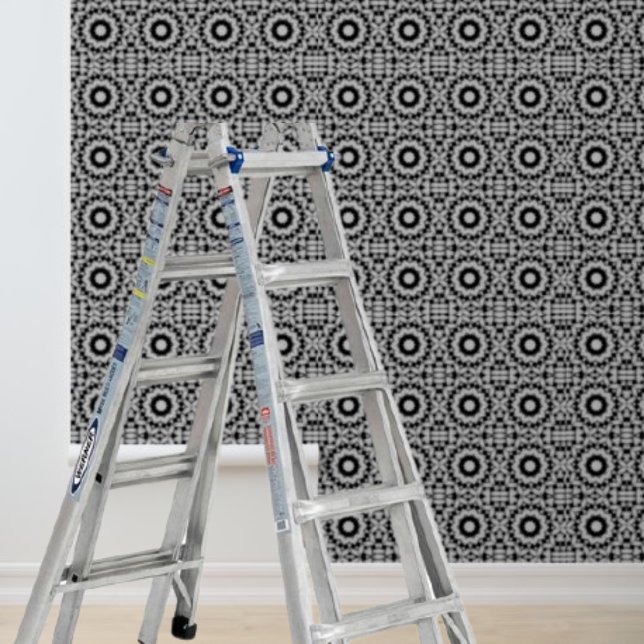 Peel and Stick Wallpaper Grey Circles Pattern Behang (Peel and Stick Wallpaper Grey Circles Pattern Wallpaper)