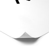 Peel de Beat Grappige Banaan Drummer Pun Poster (Hoek)