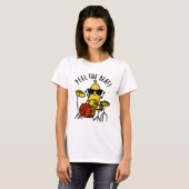 Peel de Beat Grappige Banaan Drummer Pun T-shirt (Voorkant volledig)