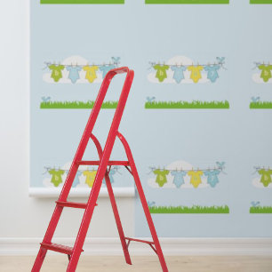 Peel en stick behang Kwekerij Baby Blue