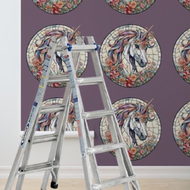 Peel en Stick eenhoorn mythische paard mozaïek Behang (Peel and Stick unicorn mythical horse mosiac Wallpaper)