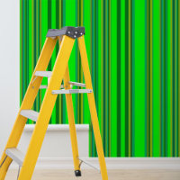 Peel en Stick groen geel streepjespatroon