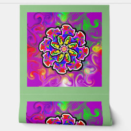 Peel en Stick Wallpaper 21 - Psychadelic Behang